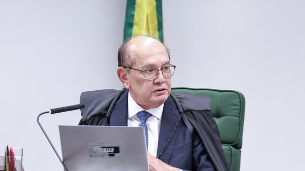 O ministro decano do Supremo Tribunal Federal (STF), Gilmar Mendes, durante sessão da 2ª Turma da Corte - Sputnik Brasil