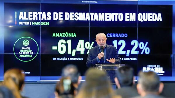  Anúncio de dados de desmatamento na Amazônia e no Cerrado - Sputnik Brasil