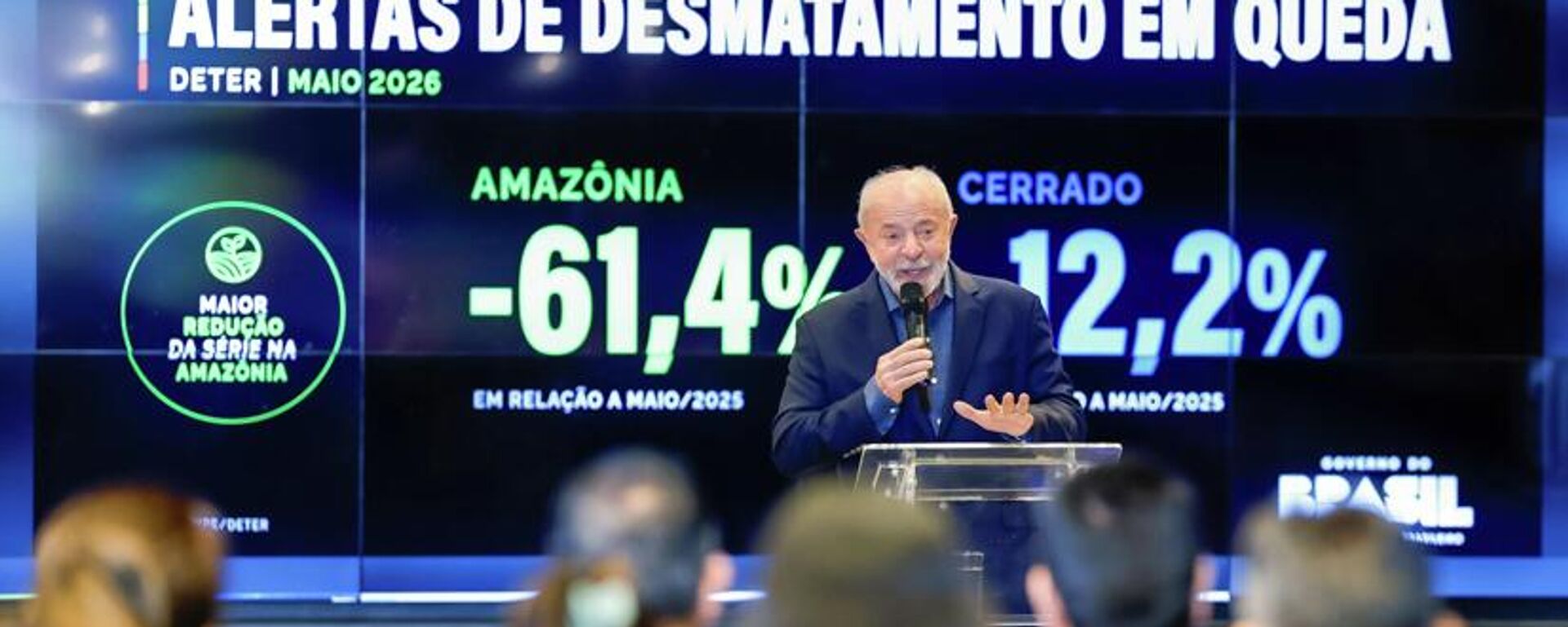  Anúncio de dados de desmatamento na Amazônia e no Cerrado - Sputnik Brasil, 1920, 11.06.2026