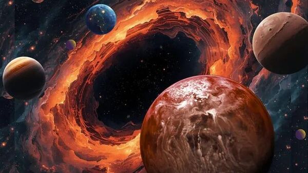 Uma equipe de cientistas está impressionada com a descoberta de que regiões brilhantes e turbulentas de galáxias — chamadas núcleos galácticos ativos, que são alimentados por buracos negros supermassivos — podem ser o berço de milhões de planetas - Sputnik Brasil