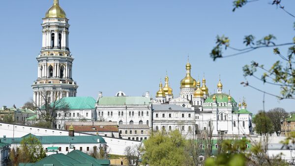 Mosteiro ortodoxo Kiev-Pechersk, em 12 de abril de 2020 - Sputnik Brasil