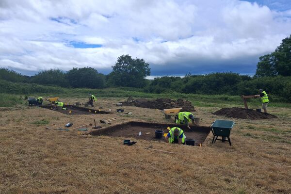 Arqueólogos noruegueses e irlandeses trabalham em Woodstown. - Sputnik Brasil