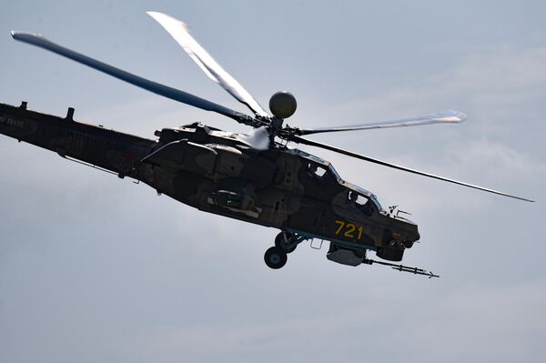 O helicóptero de ataque Mi-28NM russo. - Sputnik Brasil