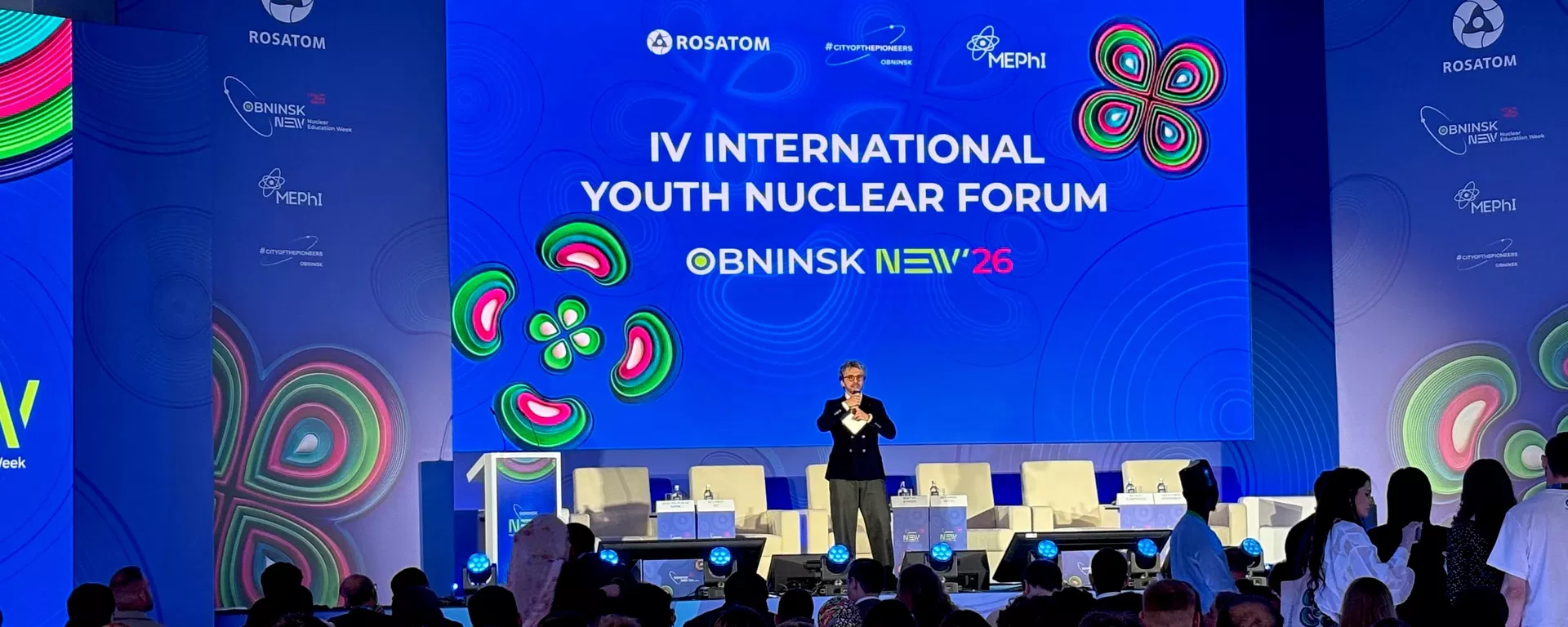 IV Fórum Internacional de Jovens do Setor Nuclear Obninsk NEW 2026 contou com diversas delegações estrangeiras IV Fórum Internacional de Jovens do Setor Nuclear Obninsk NEW 2026 contou com diversas delegações estrangeiras - Sputnik Brasil, 1920, 26.06.2026