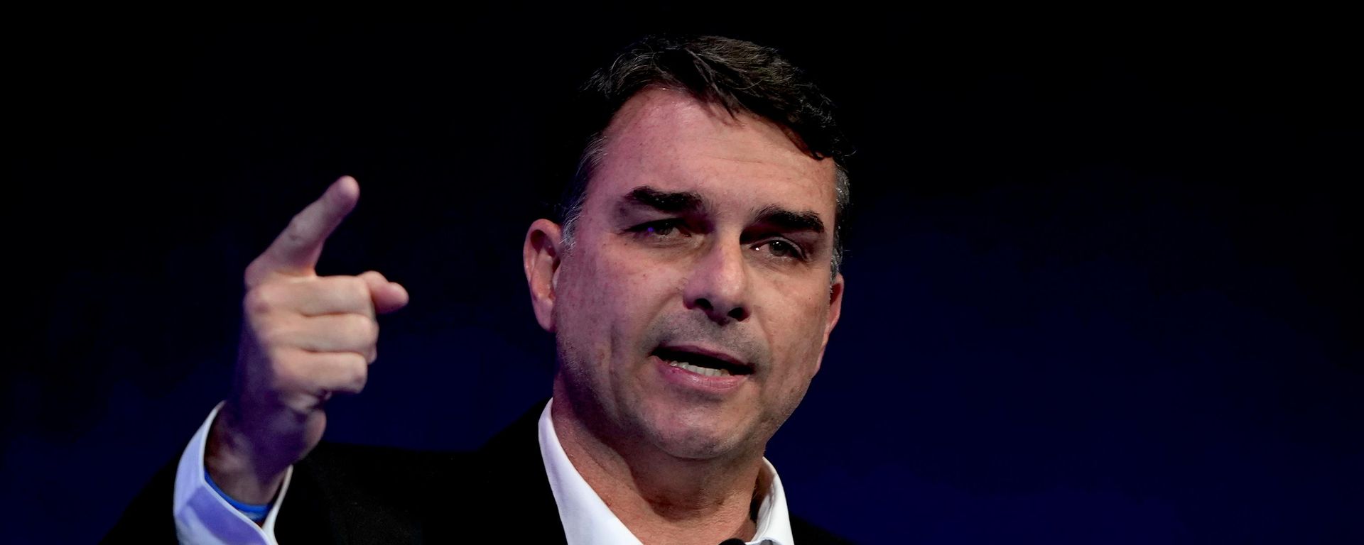 O pré-candidato à Presidência e senador Flávio Bolsonaro (PL-RJ) durante discurso em 22 de junho de 2026 - Sputnik Brasil, 1920, 26.06.2026
