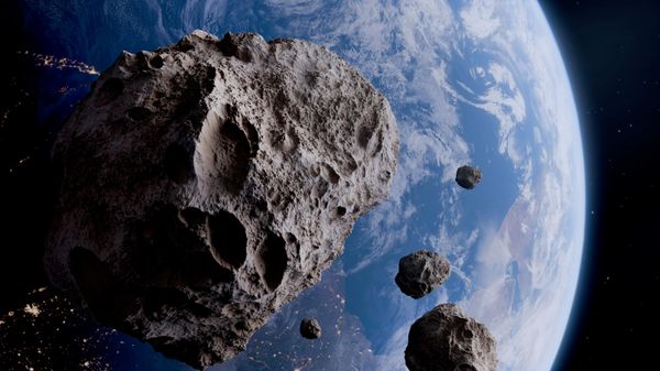 Animação 3D da Terra vista do espaço, produzida com elementos fornecidos pela NASA - Sputnik Brasil