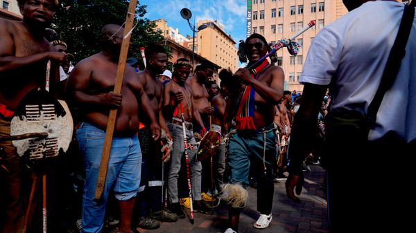 Movimento de sul-africanos que protesta contra imigrantes na África do Sul - Sputnik Brasil