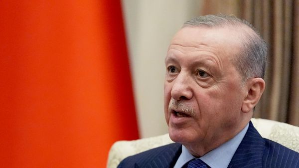 O presidente da Turquia, Recep Tayyip Erdogan, durante encontro oficial, em 7 de julho de 2026 - Sputnik Brasil