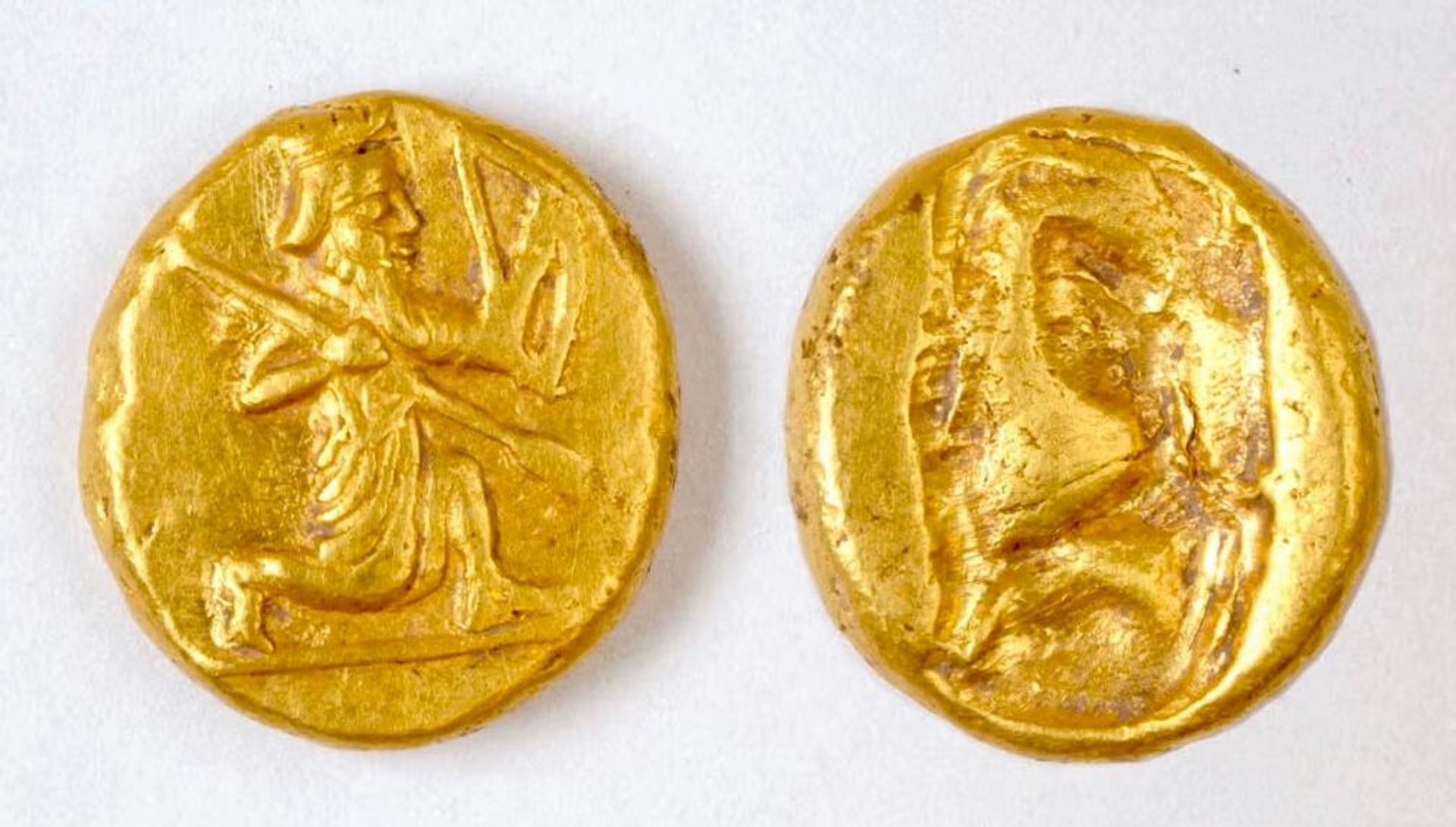 Moeda de ouro persa de Notion, Turquia Moeda de ouro persa de Notion, Turquia