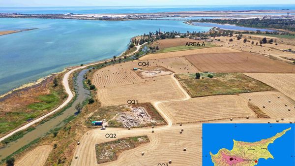Localização do Templo de Hala Sultan Tekke, Chipre - Sputnik Brasil