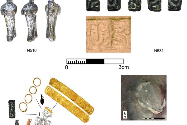 Joias e objetos domésticos da Idade do Bronze encontrados em Hala Sultan Tekke, Chipre - Sputnik Brasil