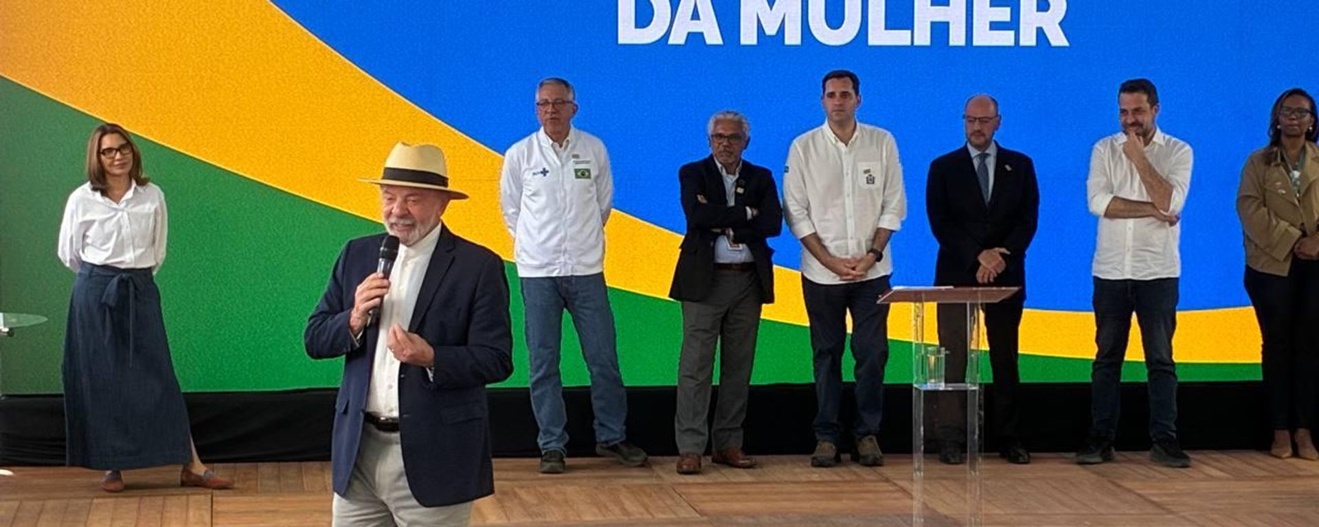 Luiz Inácio Lula da Silva em evento de lançamento da Carreta da Saúde da Mulher, instalada na Escola Nacional de Saúde Pública da Fiocruz. Rio de Janeiro,  17 de julho de 2026 - Sputnik Brasil, 1920, 17.07.2026