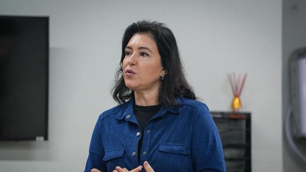 Simone Tebet durante encontro com mulheres da comunidade de Heliópolis, em São Paulo. 26 de maio de 2026 - Sputnik Brasil