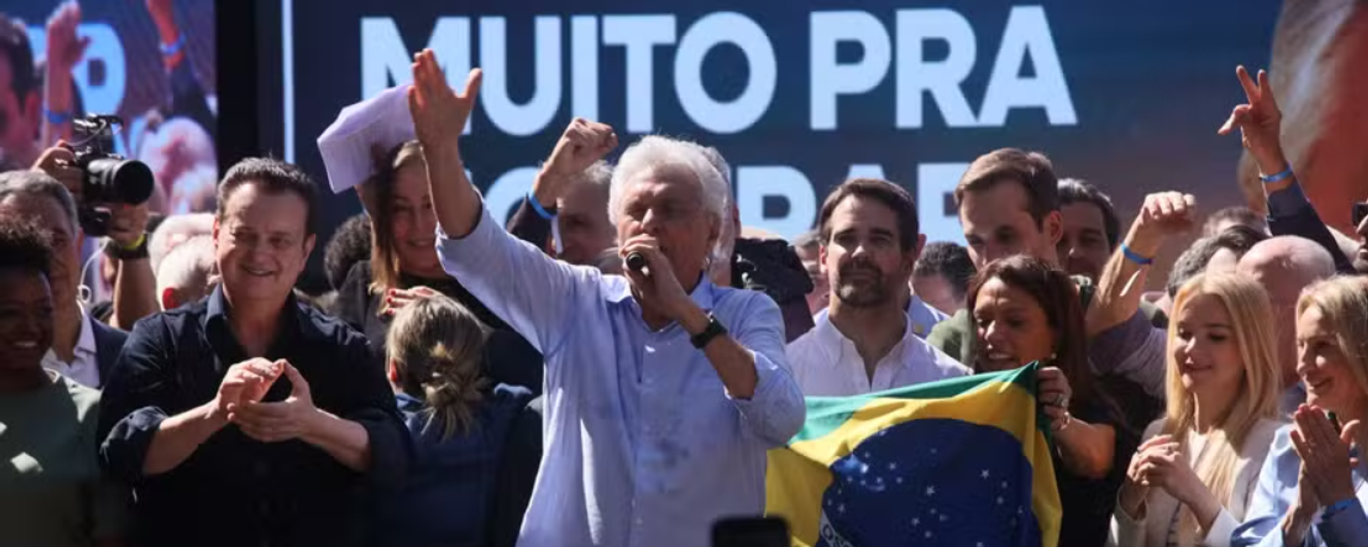 PSD apresenta Ronaldo Caiado como candidato a presidente da República em convenção em SP - Sputnik Brasil, 1920, 26.07.2026