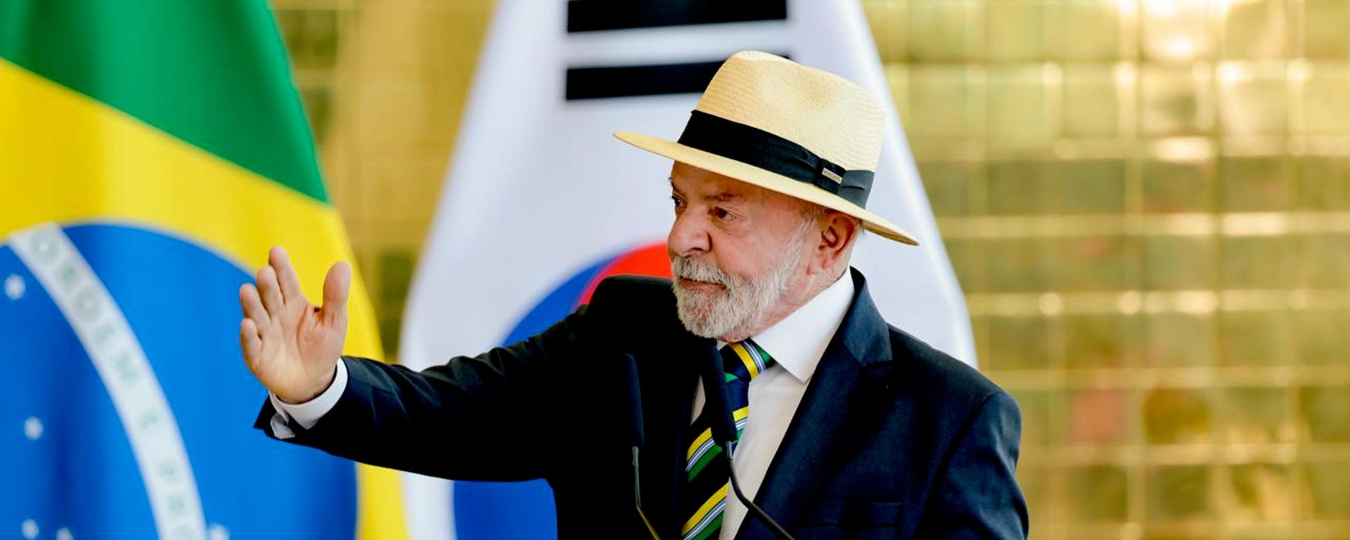 O presidente do Brasil, Luiz Inácio Lula da Silva, durante coletiva de imprensa no Palácio da Alvorada. Brasília (DF), 27 de julho de 2026 - Sputnik Brasil, 1920, 27.07.2026
