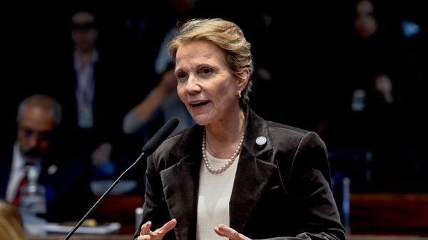A senadora Tereza Cristina (PP-MS) durante fala no plenário do Senado, em 9 de junho de 2026 - Sputnik Brasil