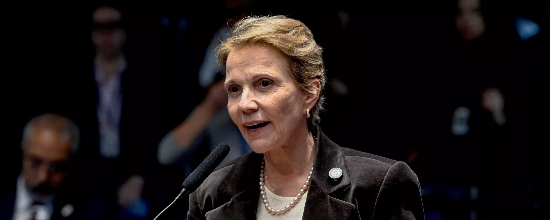 A senadora Tereza Cristina (PP-MS) durante fala no plenário do Senado, em 9 de junho de 2026 A senadora Tereza Cristina (PP-MS) durante fala no plenário do Senado, em 9 de junho de 2026 - Sputnik Brasil, 1920, 13.10.2026