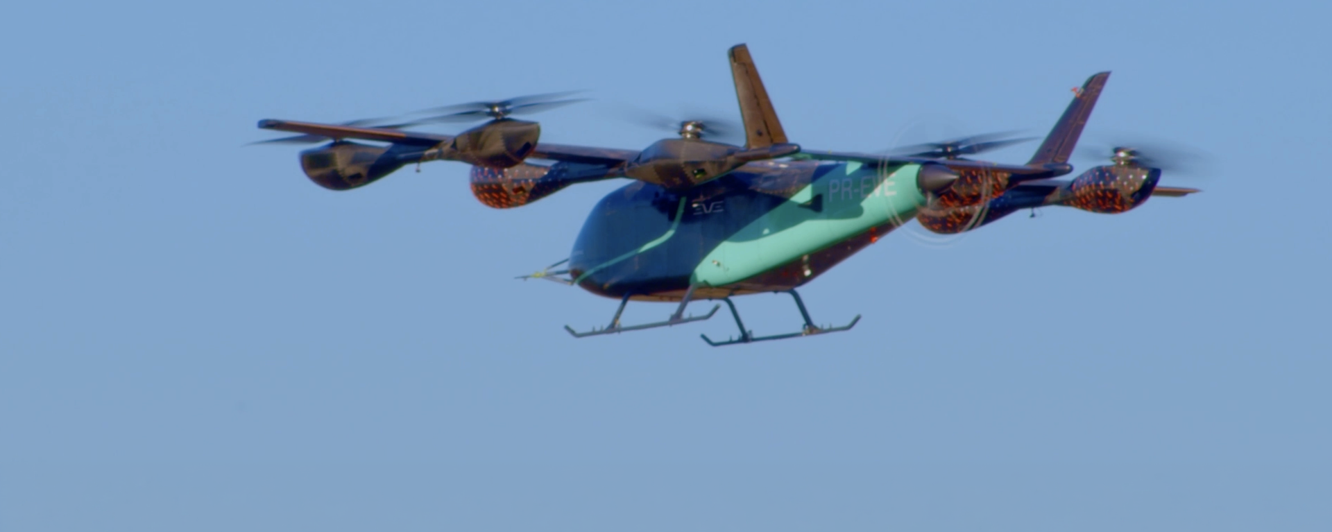 Aeronave elétrica de pouso e decolagem vertical (eVTOL) desenvolvida pela Embraer durante teste de voo em São Paulo - Sputnik Brasil, 1920, 03.08.2026