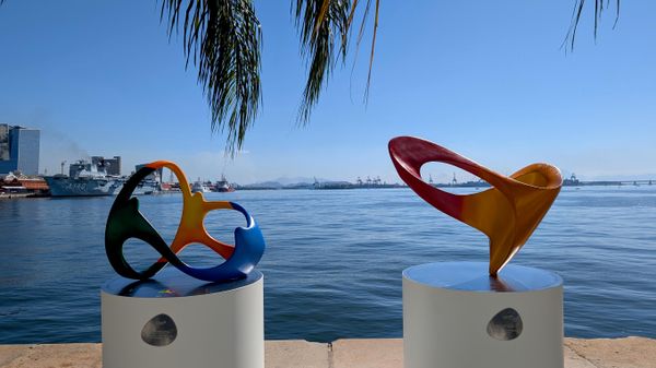 Cerimônia no Museu do Amanhã, no Rio de Janeiro, em homenagem aos dez anos da realização dos Jogos Olímpicos sediados pela cidade. Brasil, 5 de agosto de 2026 - Sputnik Brasil