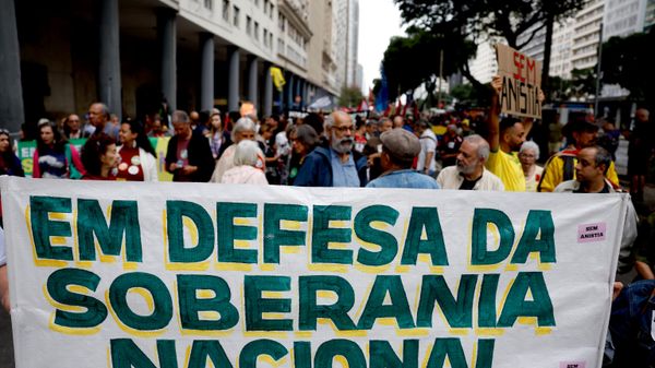 O Grito dos Excluídos e Excluídas reúne manifestantes na região central da cidade do Rio de Janeiro, Rio de Janeiro, 7 de agosto de 2025 - Sputnik Brasil