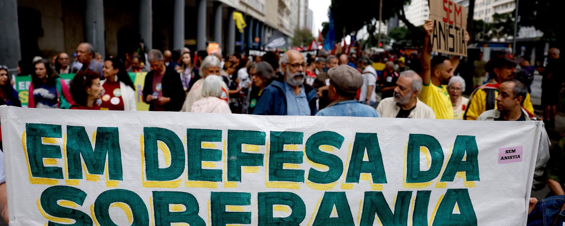 O Grito dos Excluídos e Excluídas reúne manifestantes na região central da cidade do Rio de Janeiro, Rio de Janeiro, 7 de agosto de 2025 - Sputnik Brasil, 1920, 06.08.2026