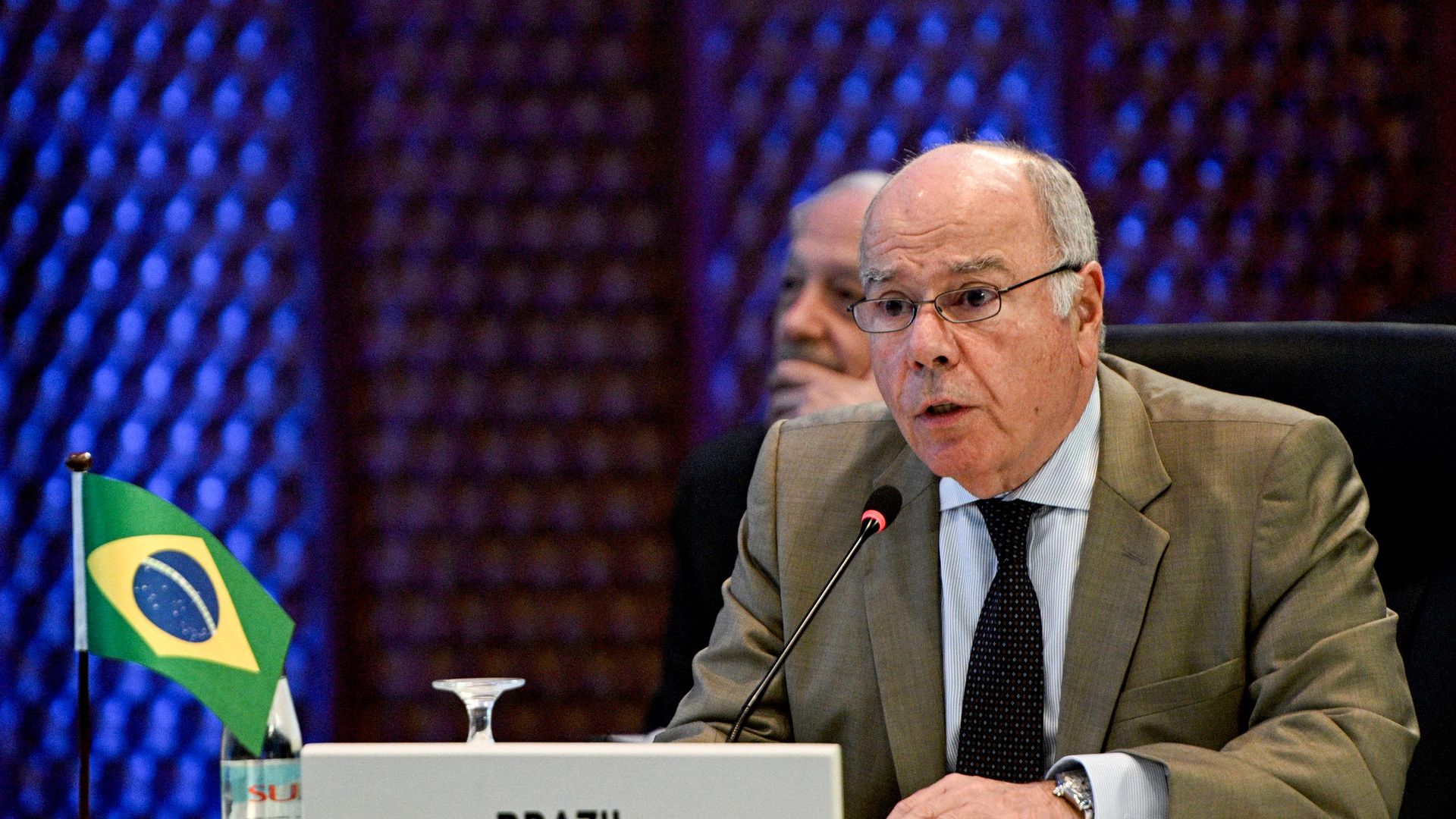O ministro das Relações Exteriores do Brasil, Mauro Vieira, durante reunião internacional, em 22 de julho de 2026 O ministro das Relações Exteriores do Brasil, Mauro Vieira, durante reunião internacional, em 22 de julho de 2026 - Sputnik Brasil, 1920, 09.08.2026