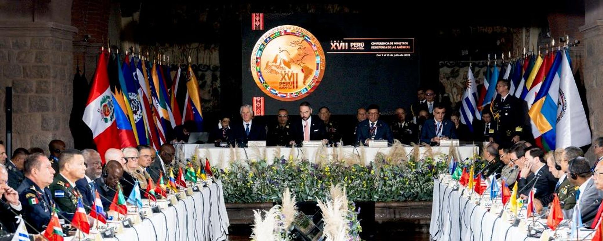 XVII Conferência de Ministros da Defesa das Américas (CMDA) em Cusco - Sputnik Brasil, 1920, 11.08.2026