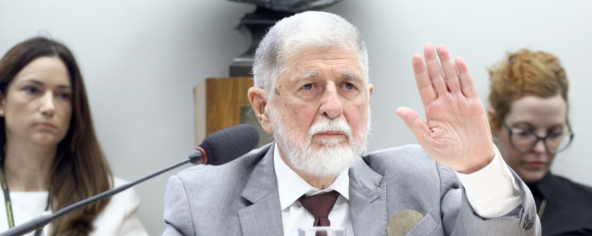 Celso Amorim, assessor especial da Presidência da República, participou de audiência na Câmara dos Deputados - Sputnik Brasil, 1920, 12.08.2026