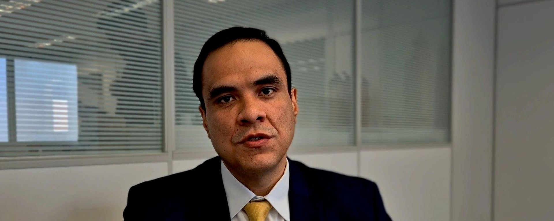 O ministro do Turismo, Gustavo Feliciano, durante entrevista à Sputnik Brasil, em agosto de 2026 - Sputnik Brasil, 1920, 13.08.2026
