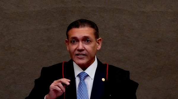 O ministro do Supremo Tribunal Federal (STF) e presidente do Tribunal Superior Eleitoral (TSE), Kassio Nunes Marques, durante evento em Brasília (DF), em 12 de maio de 2026 - Sputnik Brasil