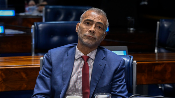 Senador Romário (RJ)  durante sessão deliberativa ordinária do Plenário do Senado Federal. - Sputnik Brasil