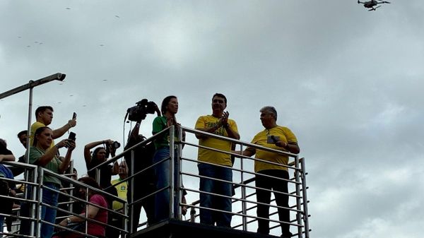 Primeiro ato de campanha do senador Flávio Bolsonaro em Copacabana, Rio de Janeiro. - Sputnik Brasil