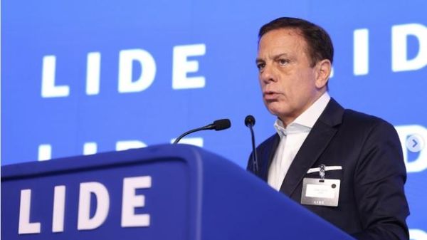 João Doria discursa no 25º Fórum Empresarial LIDE, no Rio de Janeiro. Brasil, 21 de agosto de 2026 - Sputnik Brasil