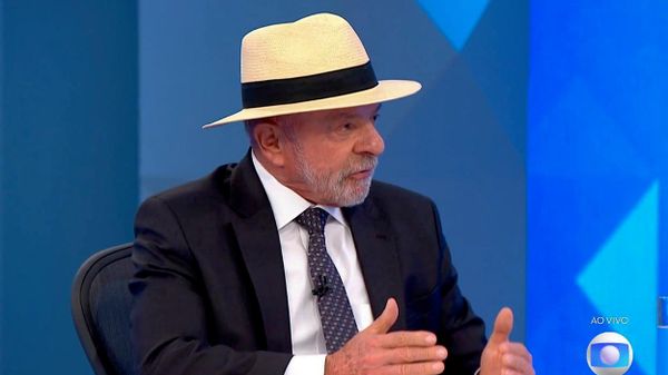 O presidente do Brasil, Luiz Inácio Lula da Silva, durante sabatina da TV Globo, em 27 de agosto de 2026 - Sputnik Brasil