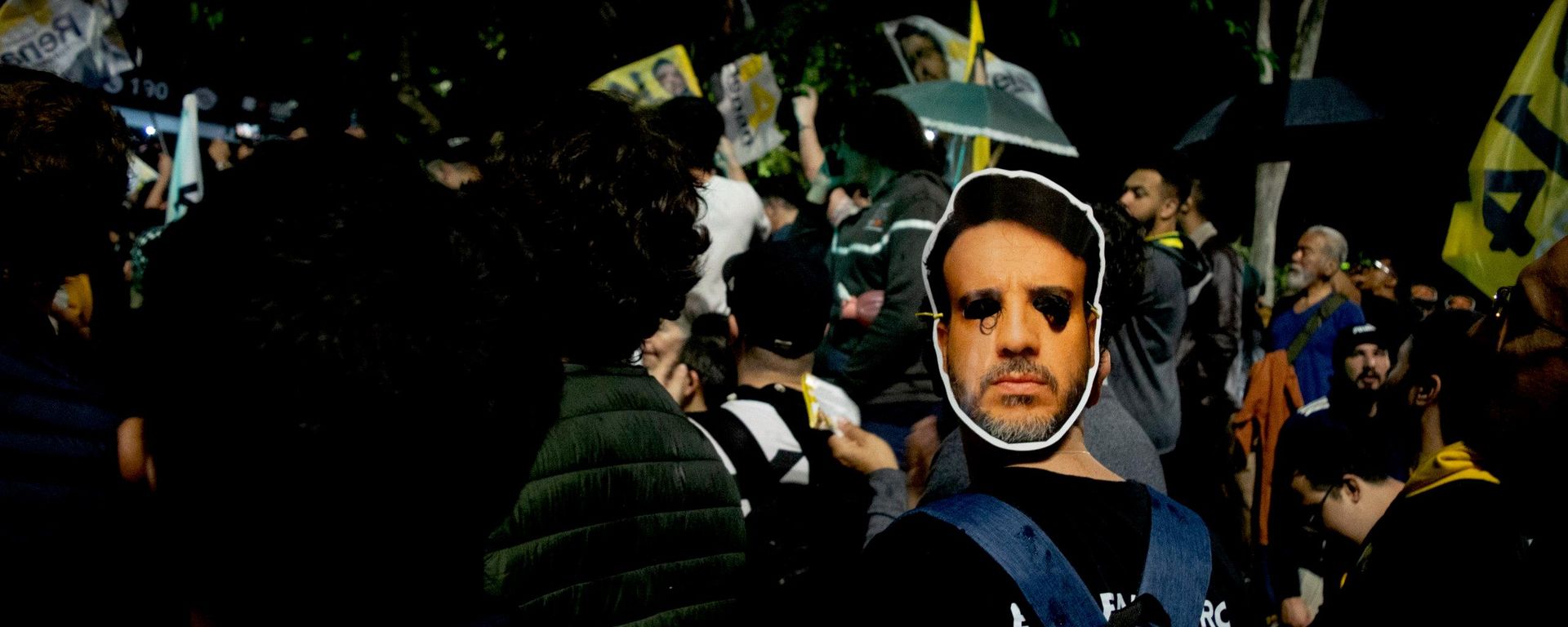 Ato em frente ao vão do Museu de Arte de São Paulo (Masp) em prol do candidato à presidência Renan Santos (Missão). - Sputnik Brasil, 1920, 01.09.2026