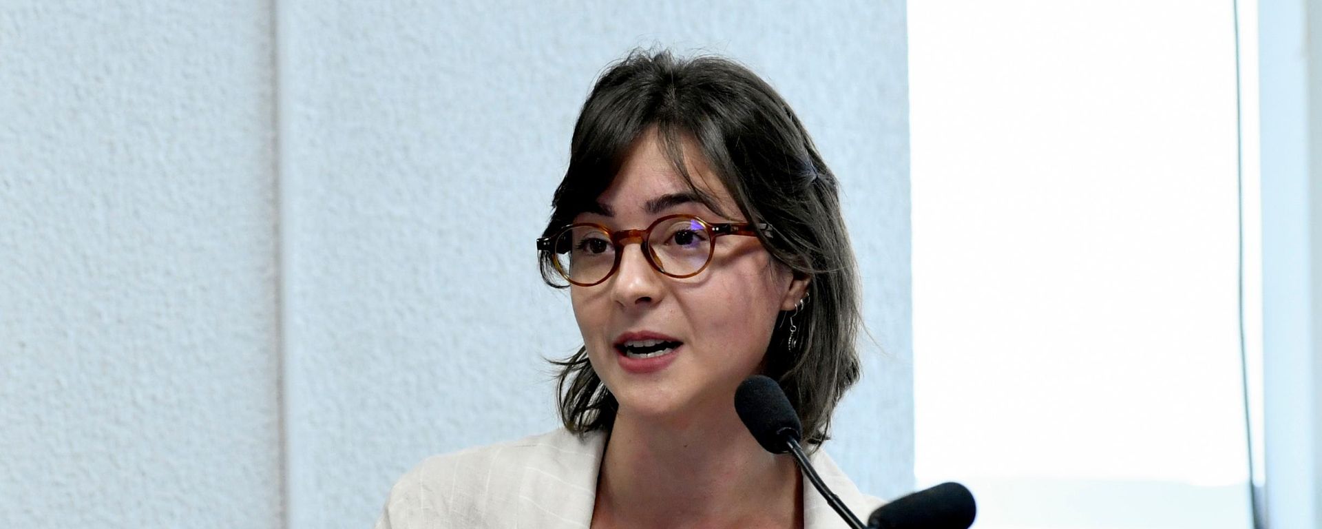Naiara Bittencourt em pronunciamento na Comissão de Agricultura e Reforma Agrária (CRA) do Senado, em Brasília (DF). Brasil, 22 de junho de 2022. - Sputnik Brasil, 1920, 02.09.2026
