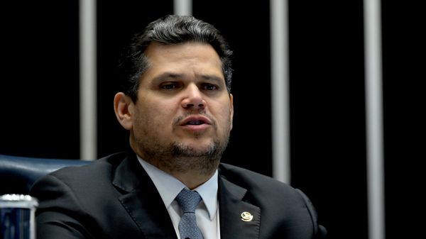 O presidente do Senado, Davi Alcolumbre, durante sessão deliberativa, em 2 de setembro de 2026 - Sputnik Brasil