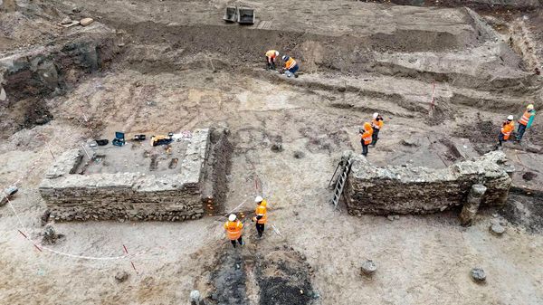 Banho romano privado excepcional é encontrado na torre de palácio imperial na Sérvia - Sputnik Brasil