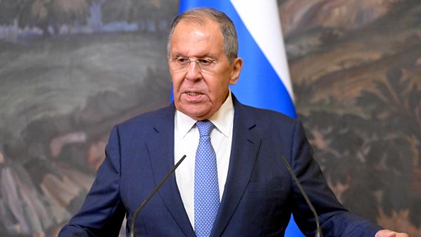 O ministro das Relações Exteriores da Rússia, Sergei Lavrov, durante pronunciamento, em 8 de setembro de 2026 O ministro das Relações Exteriores da Rússia, Sergei Lavrov, durante pronunciamento, em 8 de setembro de 2026 - Sputnik Brasil