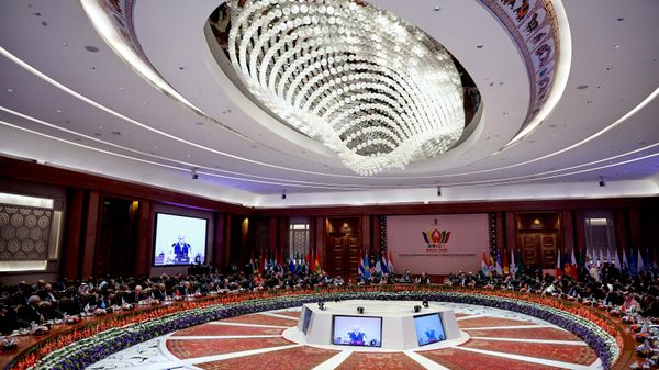 Cúpula do BRICS em Nova Deli. Índia, 13 de setembro de 2026 - Sputnik Brasil