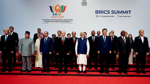 Líderes de diversos países participam da Cúpula do BRICS na Índia - Sputnik Brasil