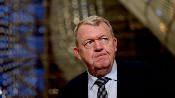O ministro das Relações Exteriores da Dinamarca, Larks Lokke Rasmussen, durante evento em Bruxelas, na Bélgica, em 29 de janeiro de 2026 - Sputnik Brasil