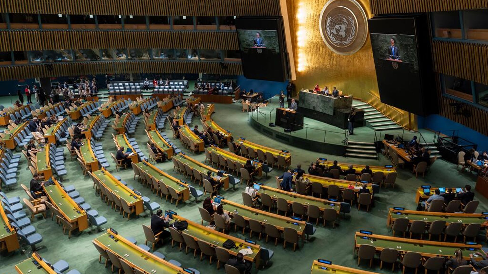O rei Felipe VI da Espanha discursa na 80ª sessão da Assembleia Geral das Nações Unidas, na sede da ONU, 24 de setembro de 2025 O rei Felipe VI da Espanha discursa na 80ª sessão da Assembleia Geral das Nações Unidas, na sede da ONU, 24 de setembro de 2025 - Sputnik Brasil, 1920, 21.09.2026