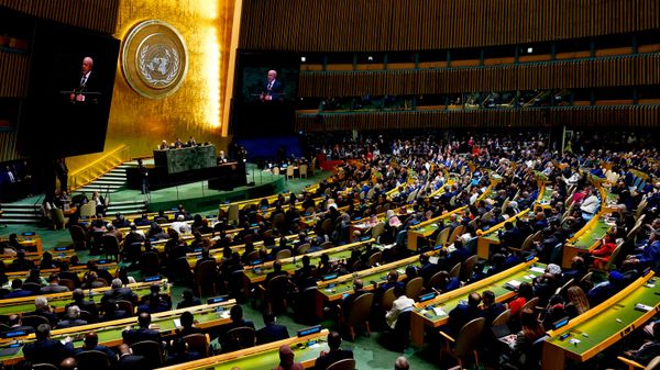 O presidente do Brasil, Luiz Inácio Lula da Silva, discursa durante a 81ª sessão da Assembleia Geral das Nações Unidas, na sede da ONU. - Sputnik Brasil