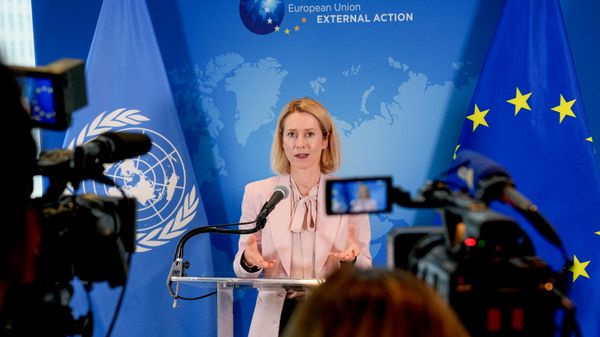 Kaja Kallas, chefe da diplomacia da UE - Sputnik Brasil