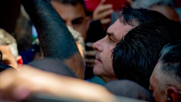 O senador Flávio Bolsonaro (PL) em campanha. São Paulo, 28 de setembro de 2026 - Sputnik Brasil