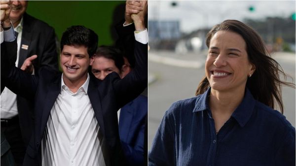 O ex-prefeito de Recife (PE) João Campos (PSB) e a governadora de Pernambuco, Raquel Lyra (PSD), disputam as eleições pelo cargo de governador de PE - Sputnik Brasil