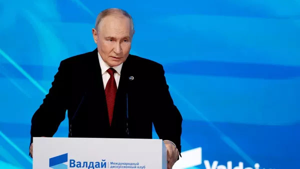 O presidente Vladimir Putin participou dos trabalhos do Clube de Discussão Valdai. - Sputnik Brasil