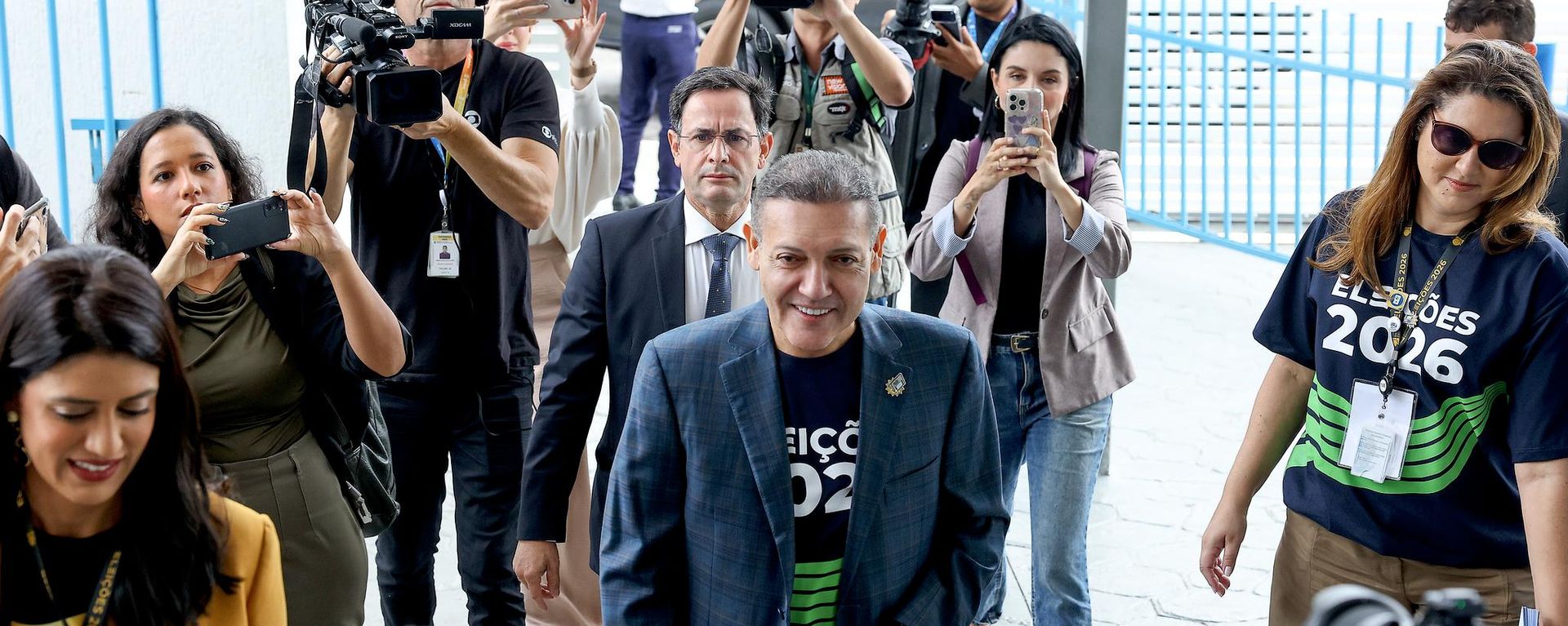 Kassio Nunes Marques chega para votar em Brasília (DF). Brasil, 4 de outubro de 2026 - Sputnik Brasil, 1920, 04.10.2026