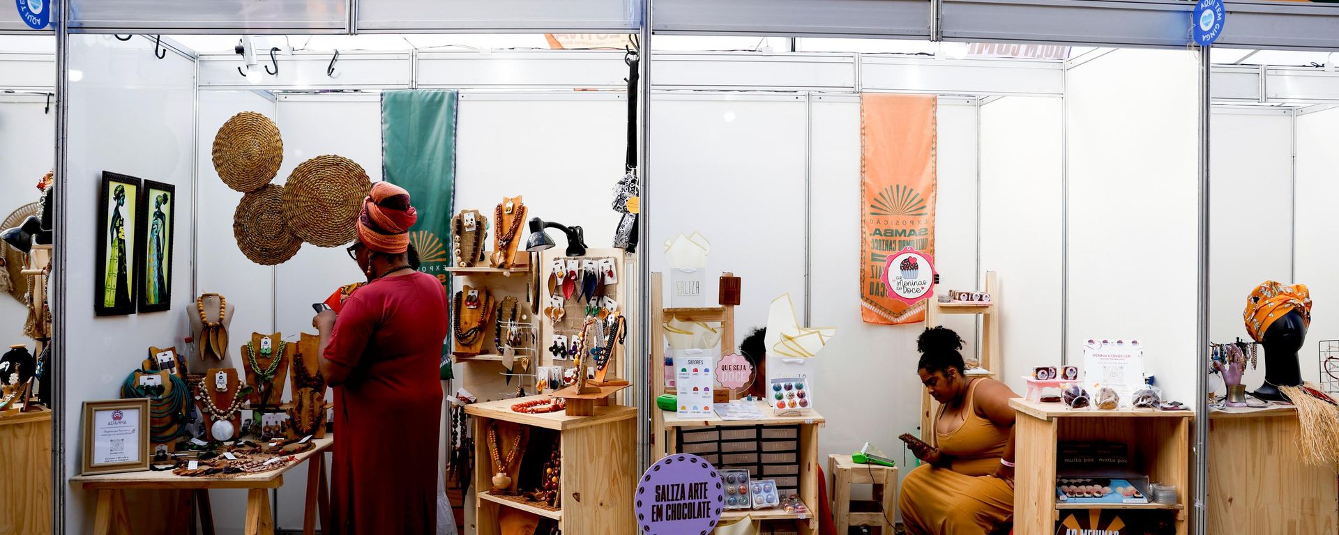 Feira Preta Festival, encontro de cultura e empreendedorismo negro, no Píer Mauá. Rio de Janeiro (RJ), 31 de maio de 2026 - Sputnik Brasil, 1920, 05.10.2026